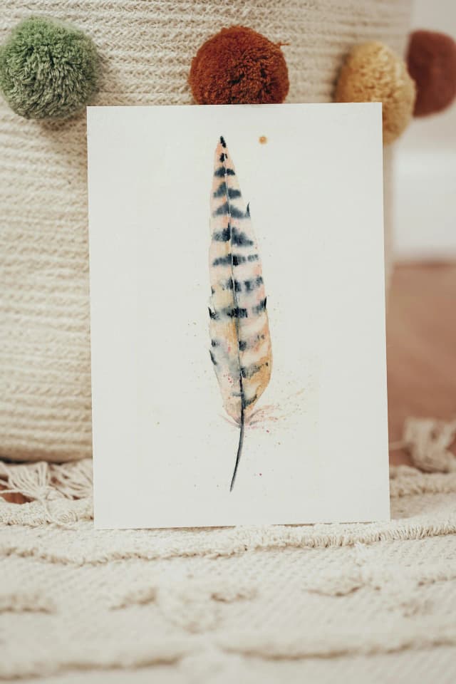 Pheasant shown in a room setting