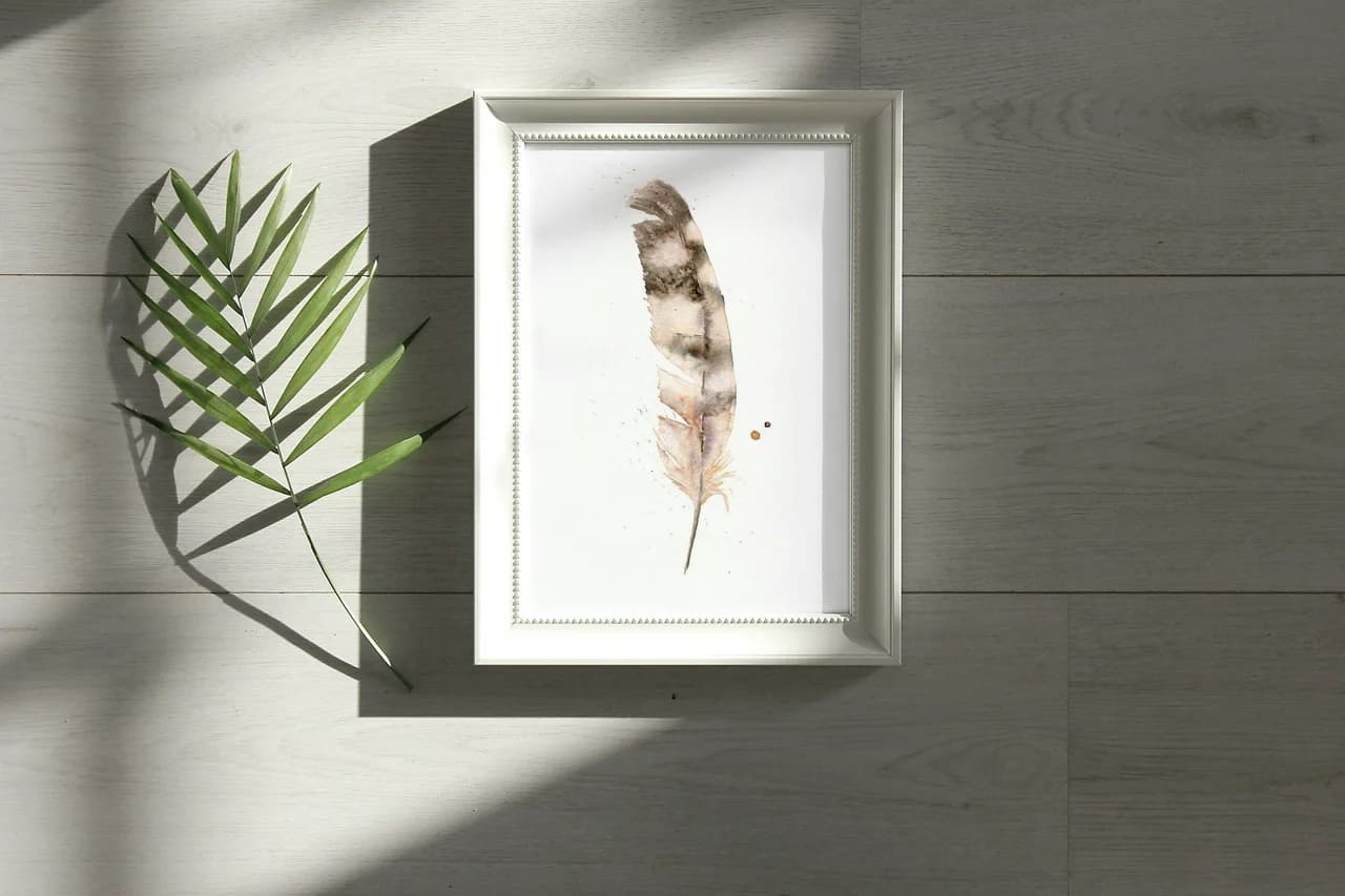 Hawk shown in a room setting