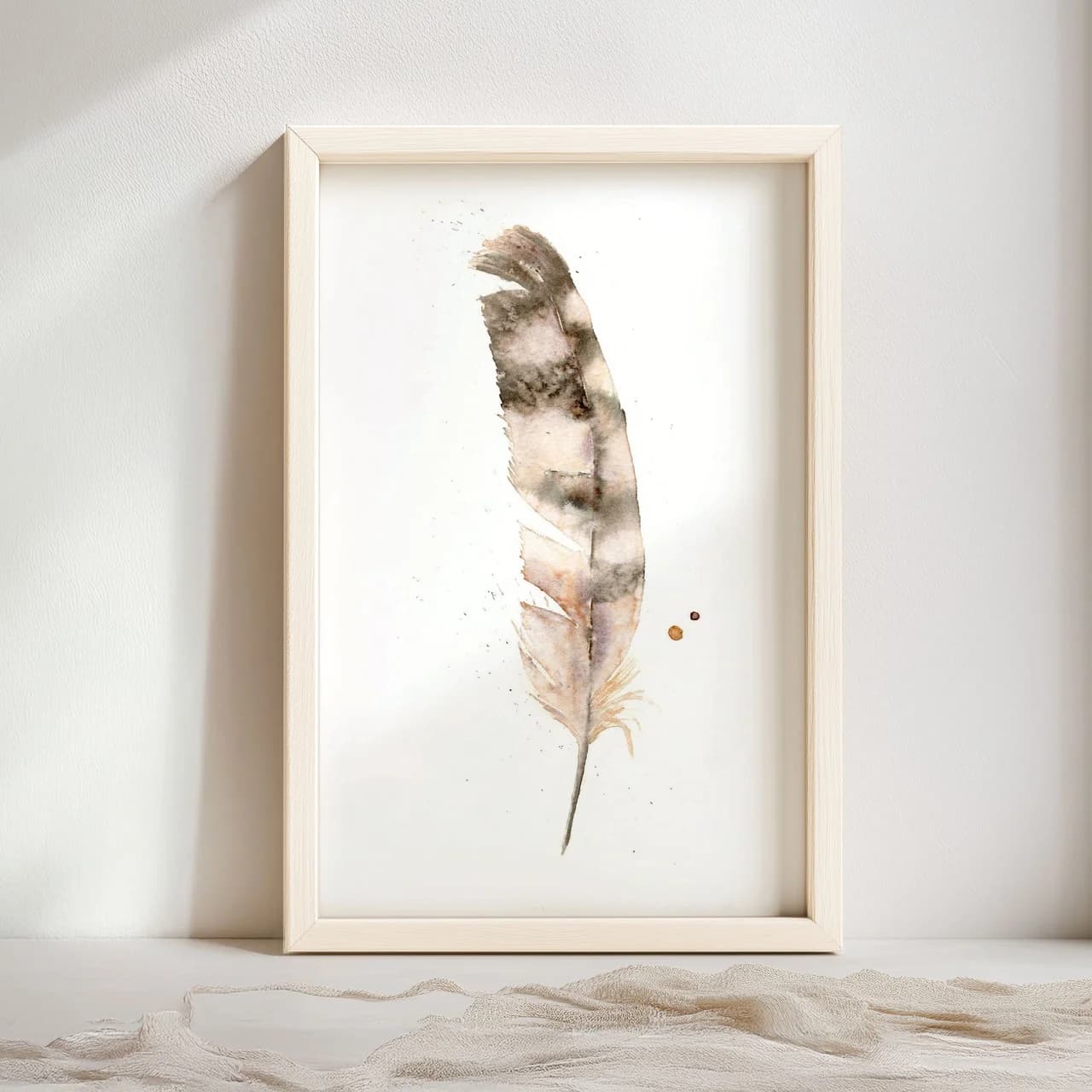 Hawk shown in a room setting