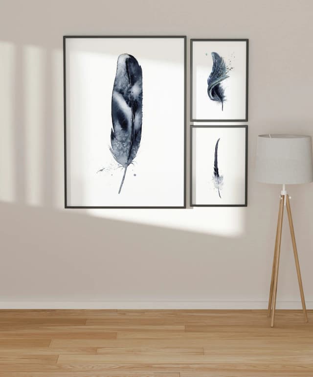 Hawk shown in a room setting
