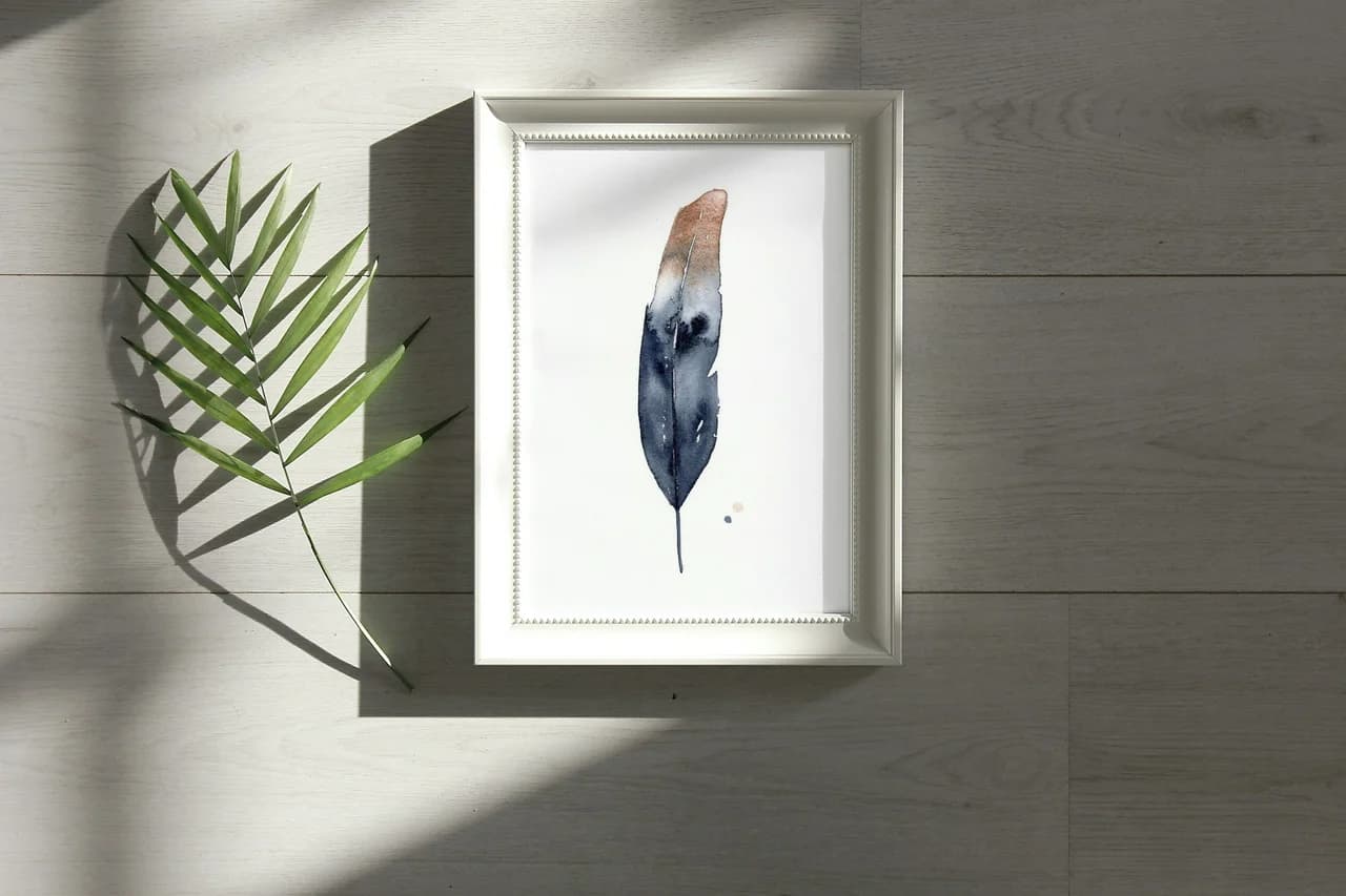 Eagle shown in a room setting