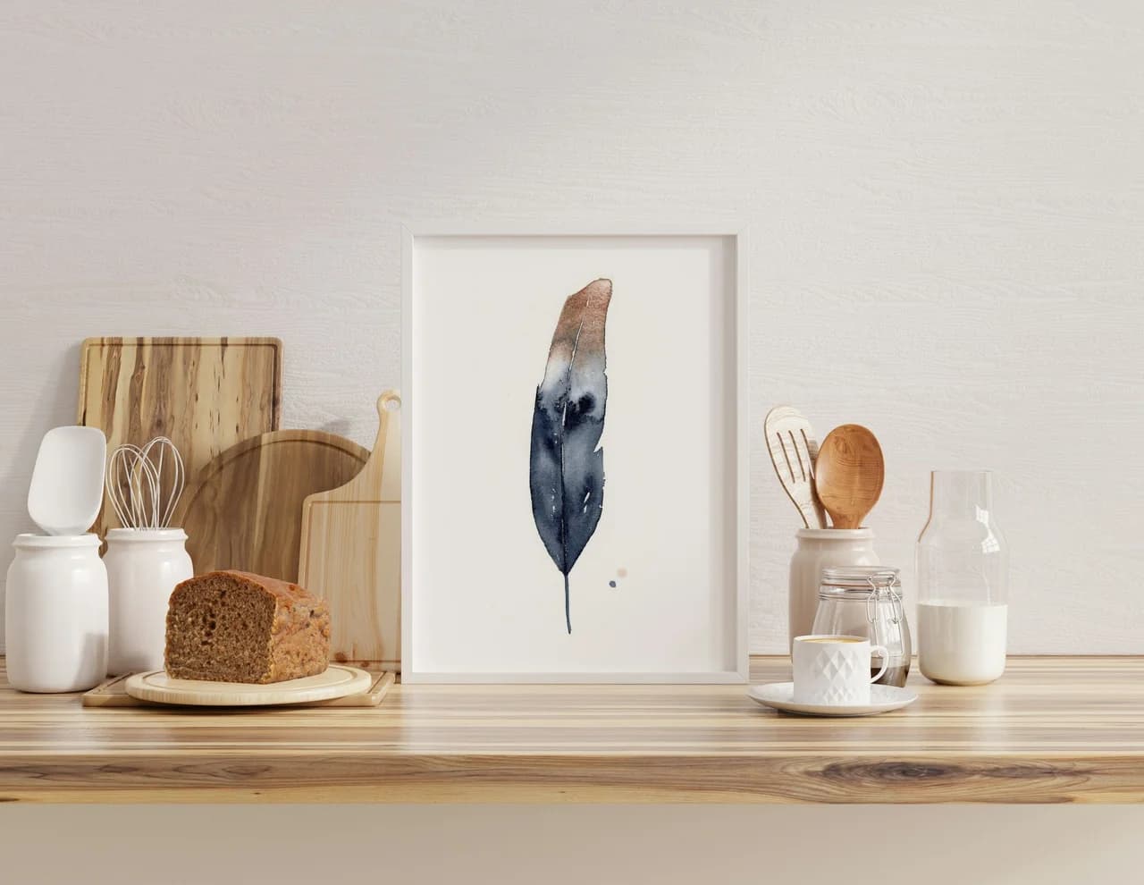 Eagle shown in a room setting