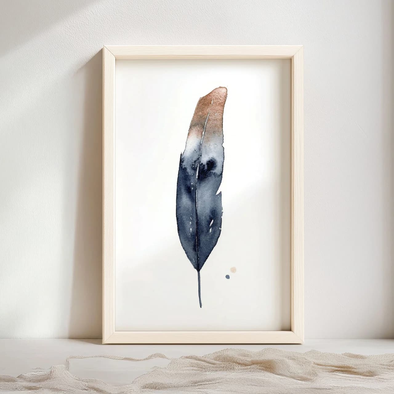 Eagle shown in a room setting