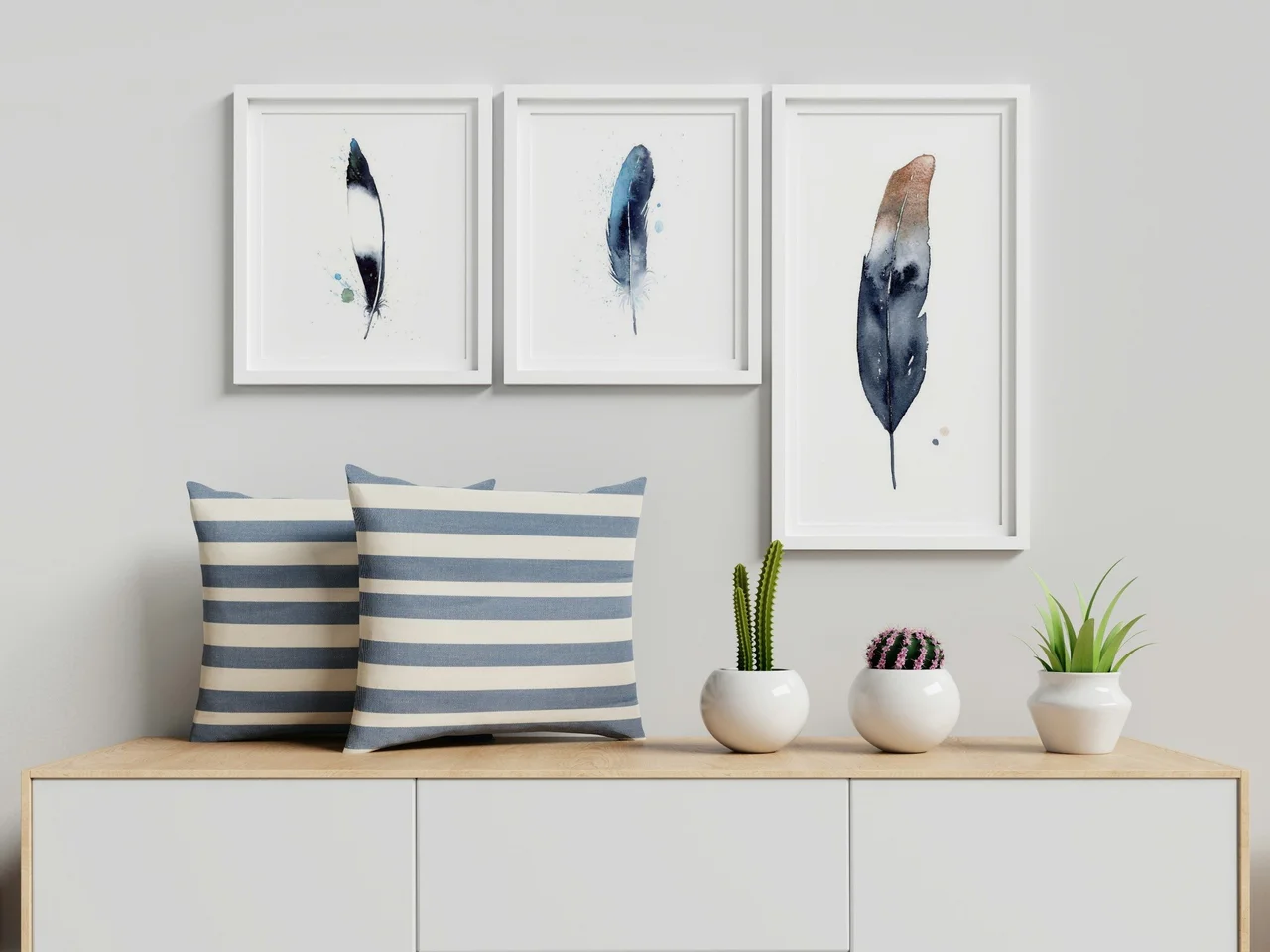 Eagle shown in a room setting