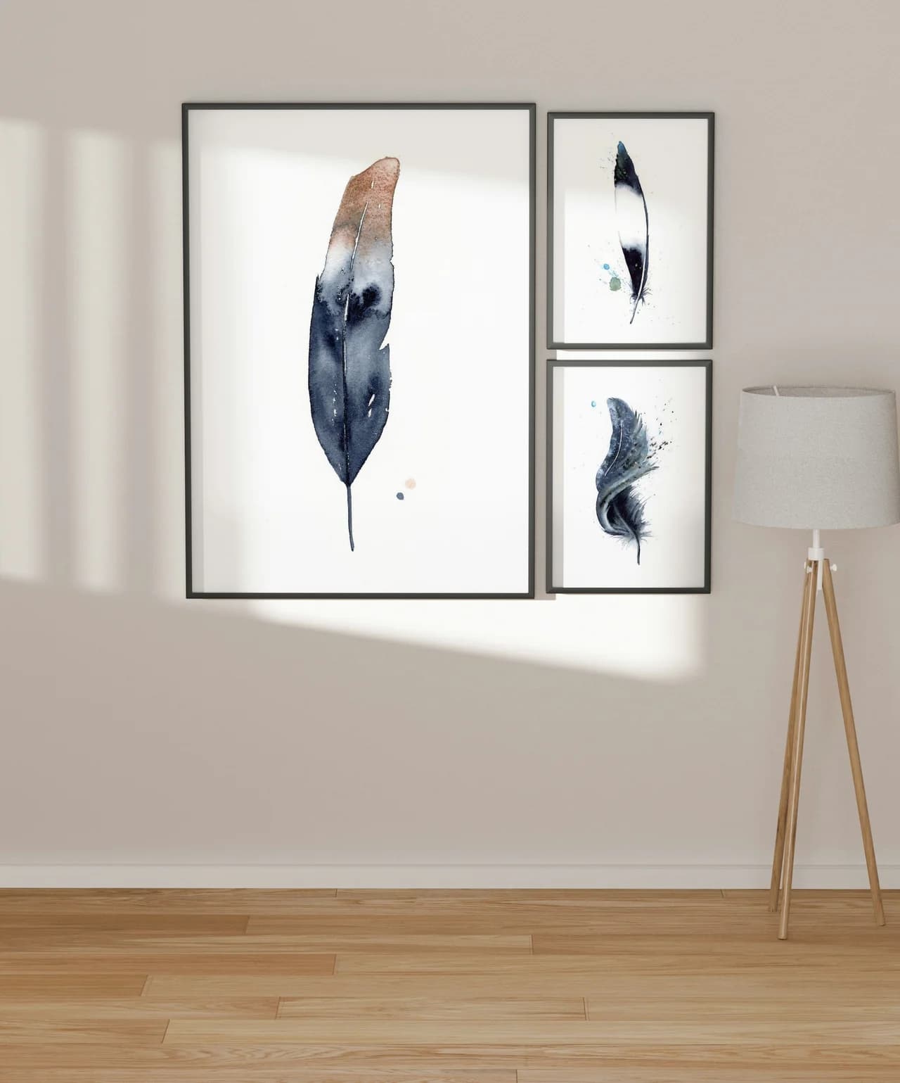 Eagle shown in a room setting