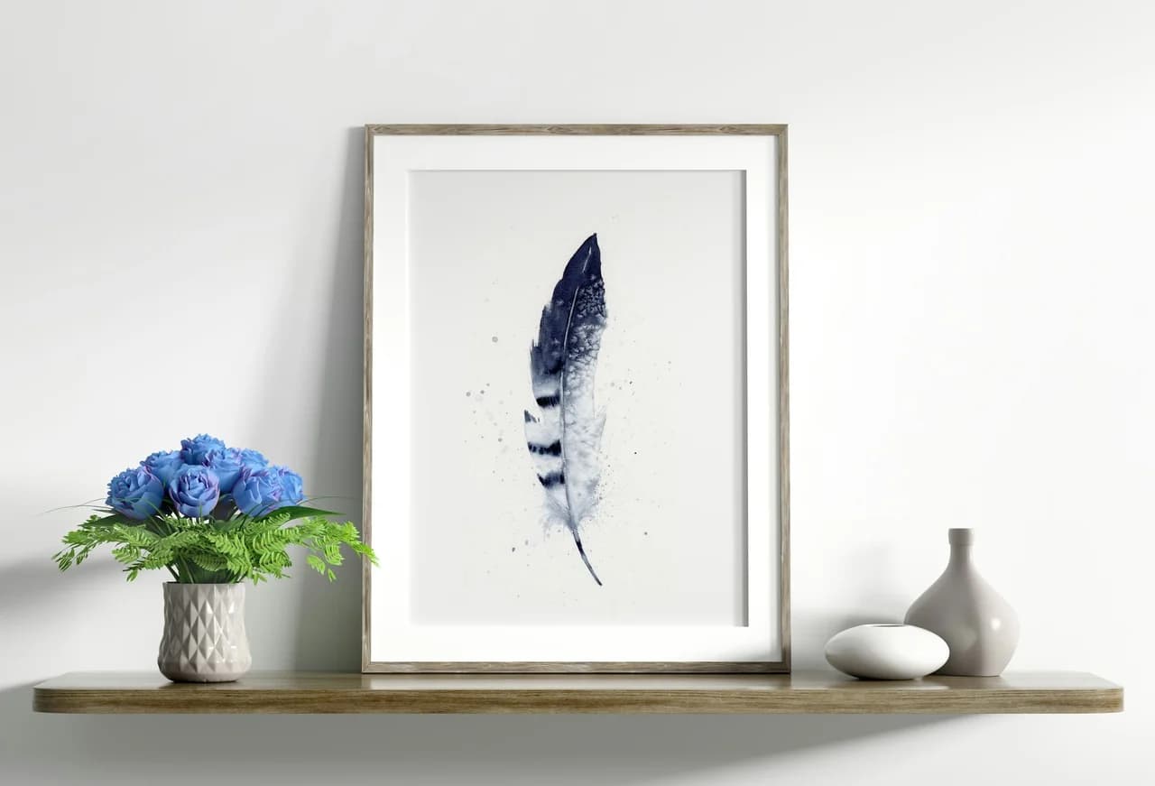 Blue Jay shown in a room setting