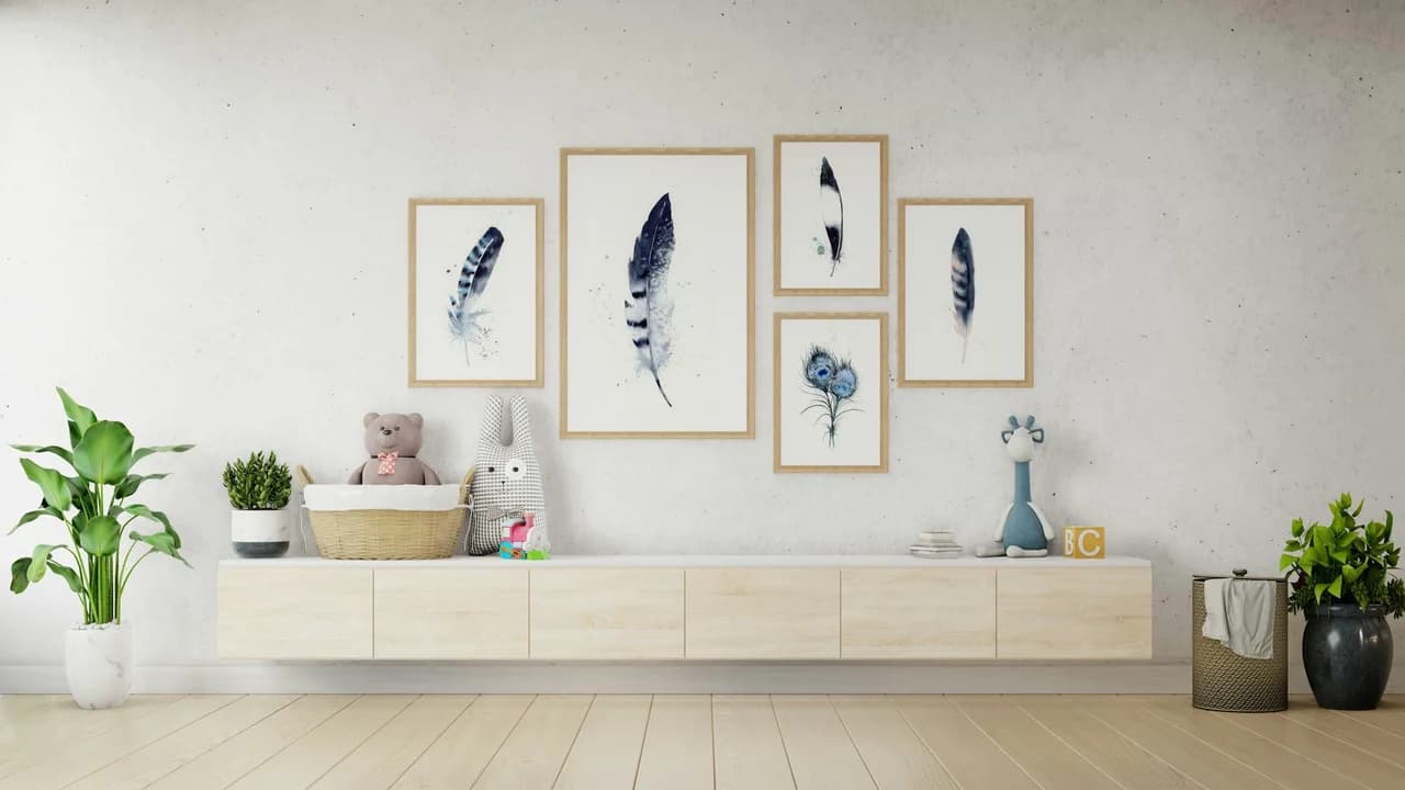 Blue Jay shown in a room setting