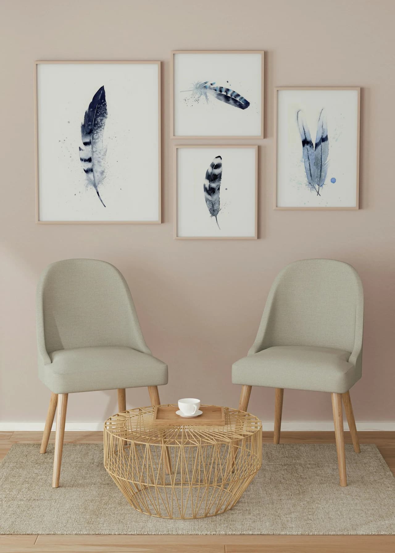 Blue Jay shown in a room setting