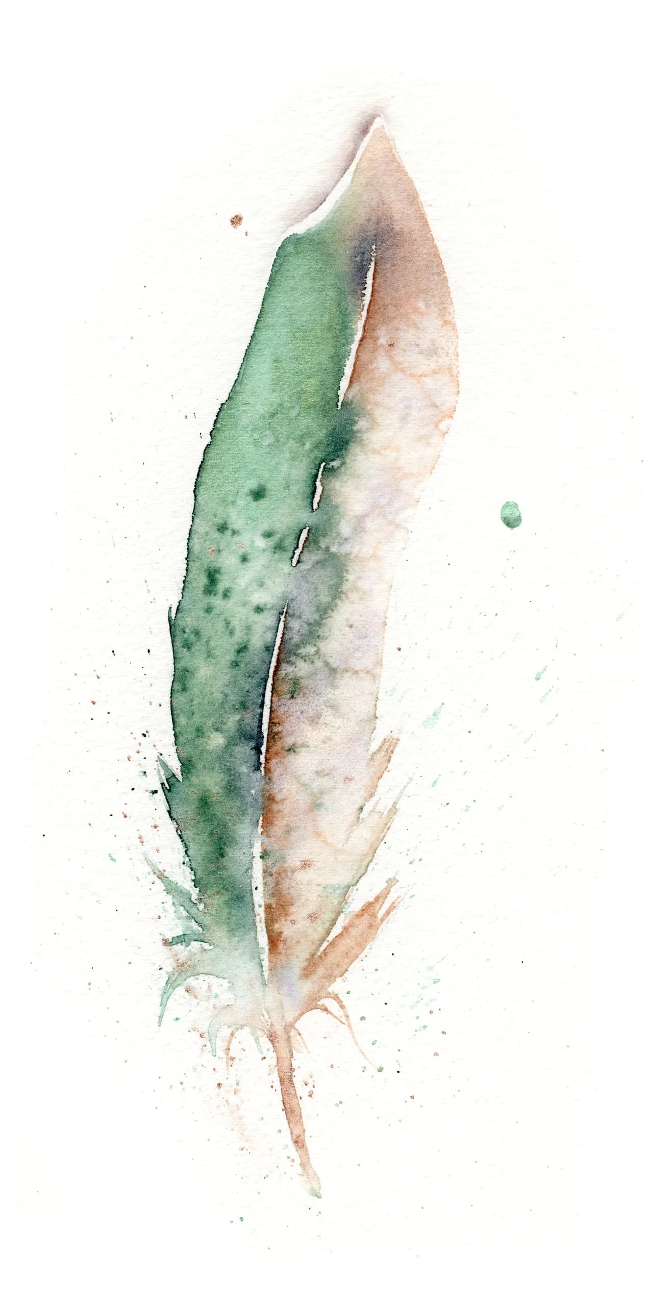 Green-Winged Teal Duck (male) — watercolor by Shayna Larsen
