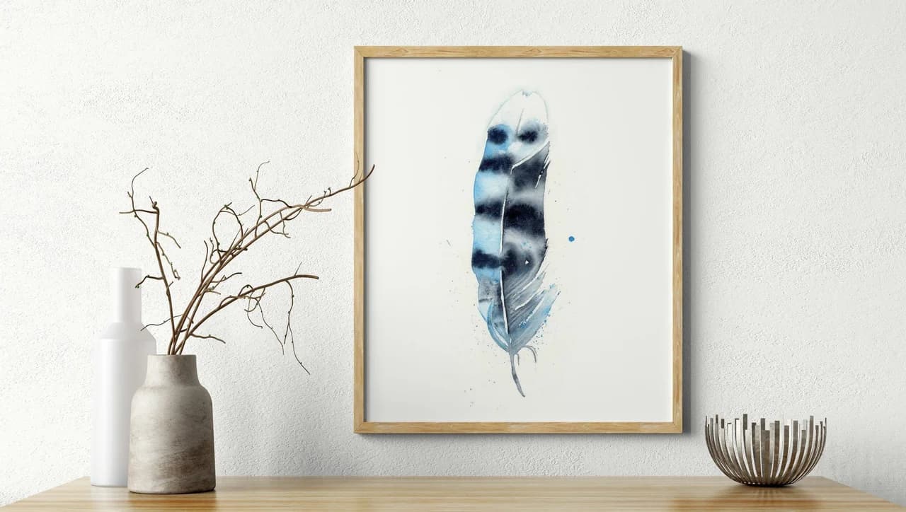 Blue Jay shown in a room setting