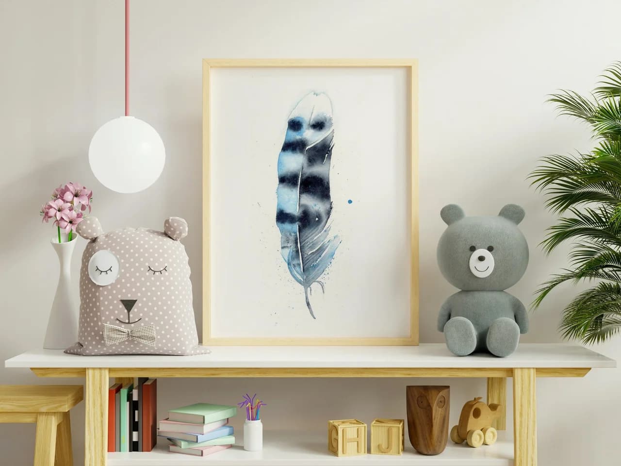 Blue Jay shown in a room setting
