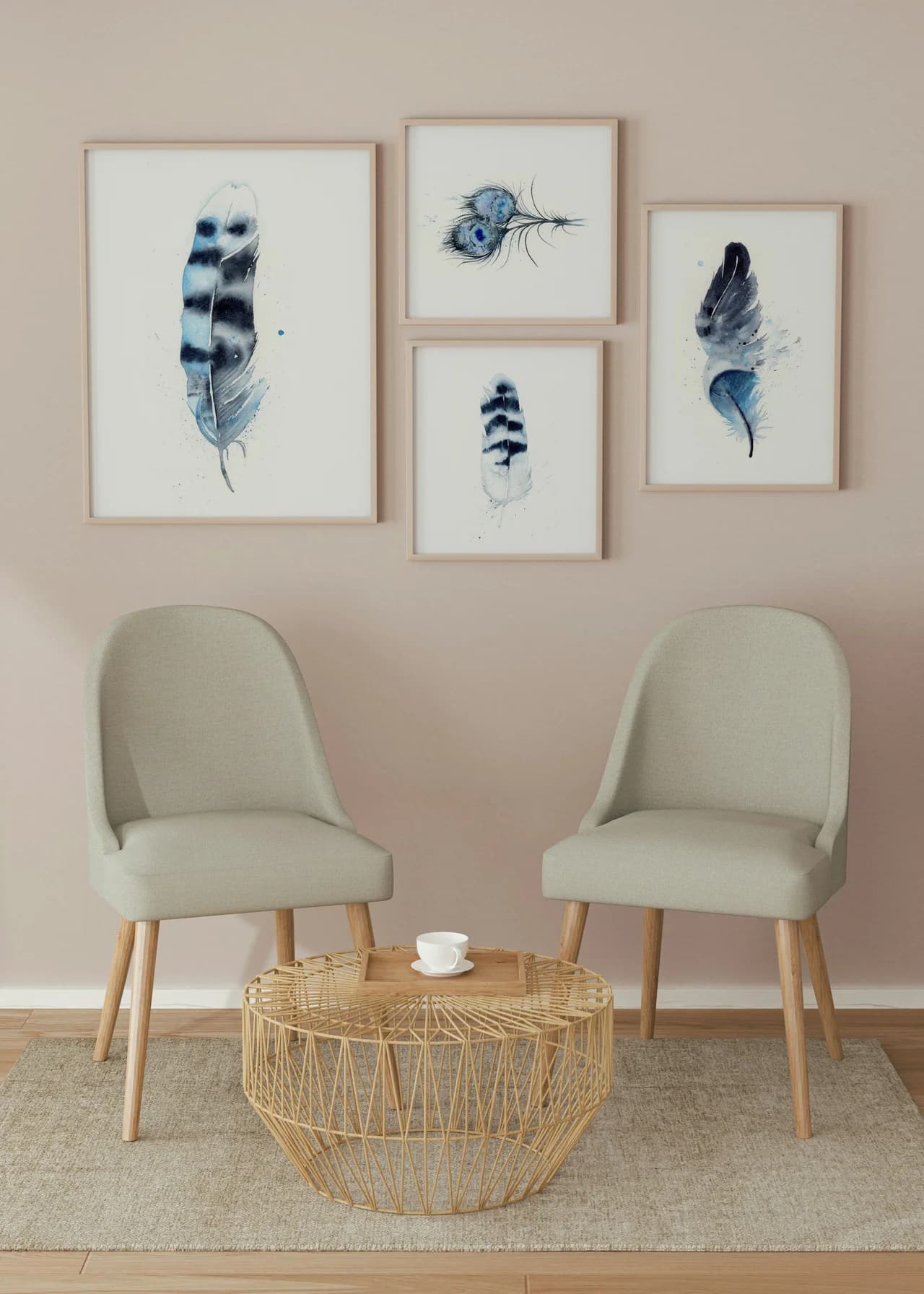 Blue Jay shown in a room setting