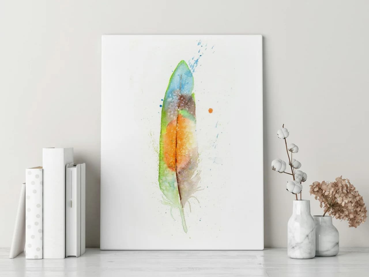 Lovebird shown in a room setting