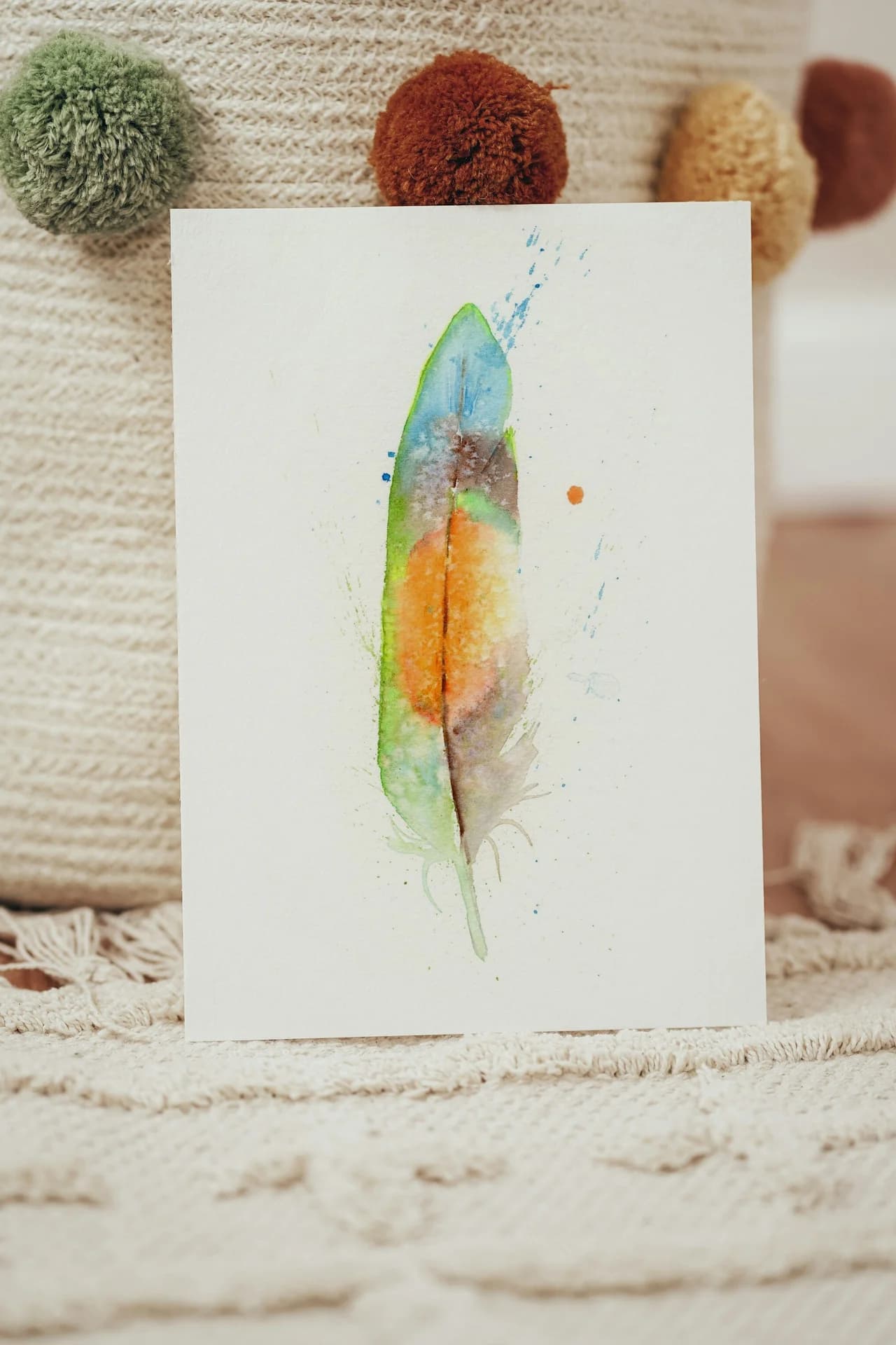 Lovebird shown in a room setting