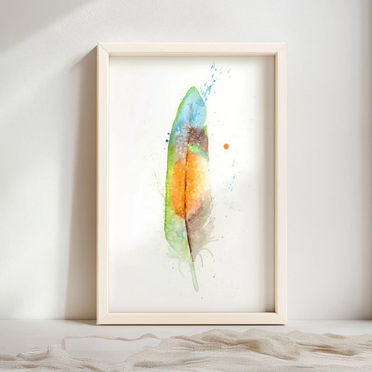Lovebird shown in a room setting