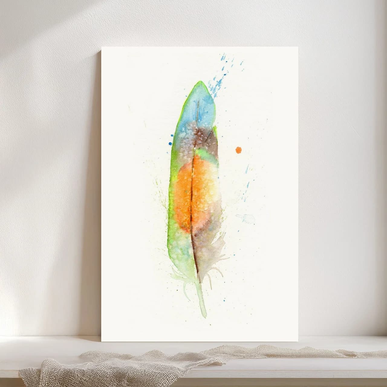 Lovebird shown in a room setting