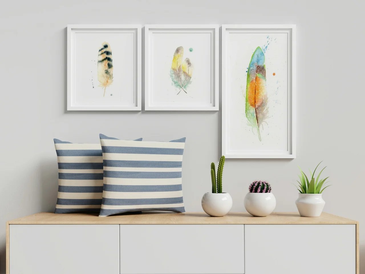 Lovebird shown in a room setting