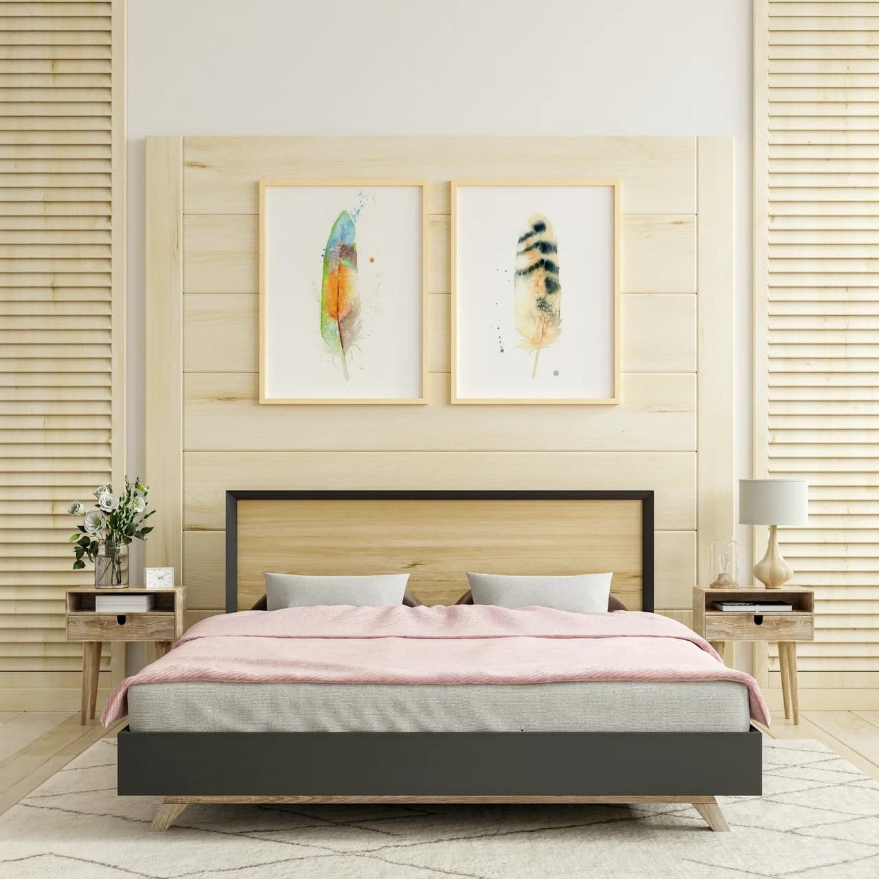 Lovebird shown in a room setting