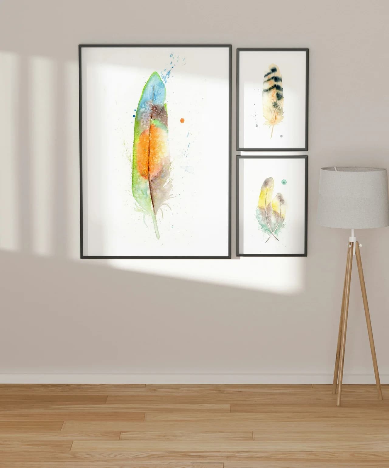 Lovebird shown in a room setting