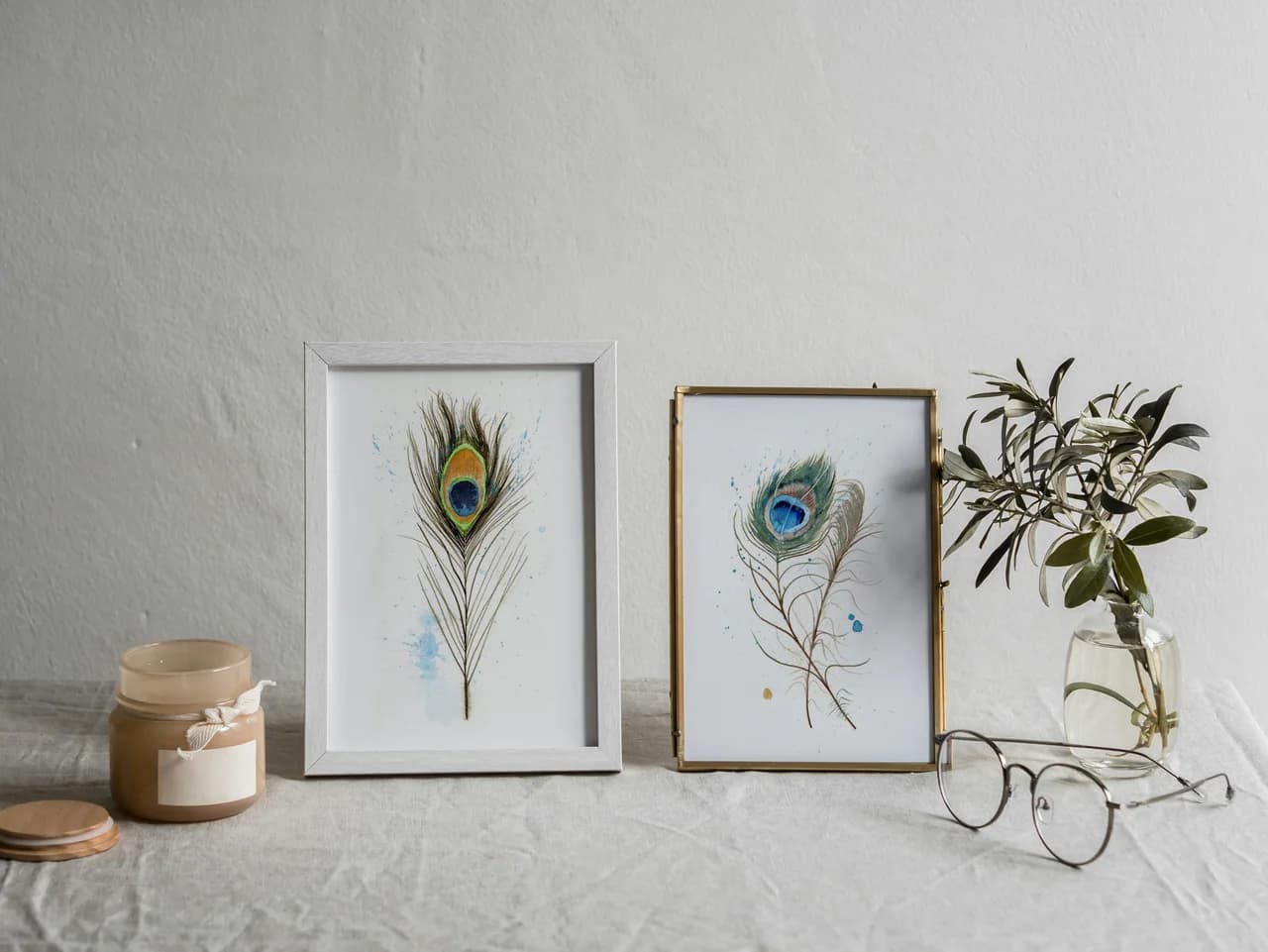 Peacock shown in a room setting