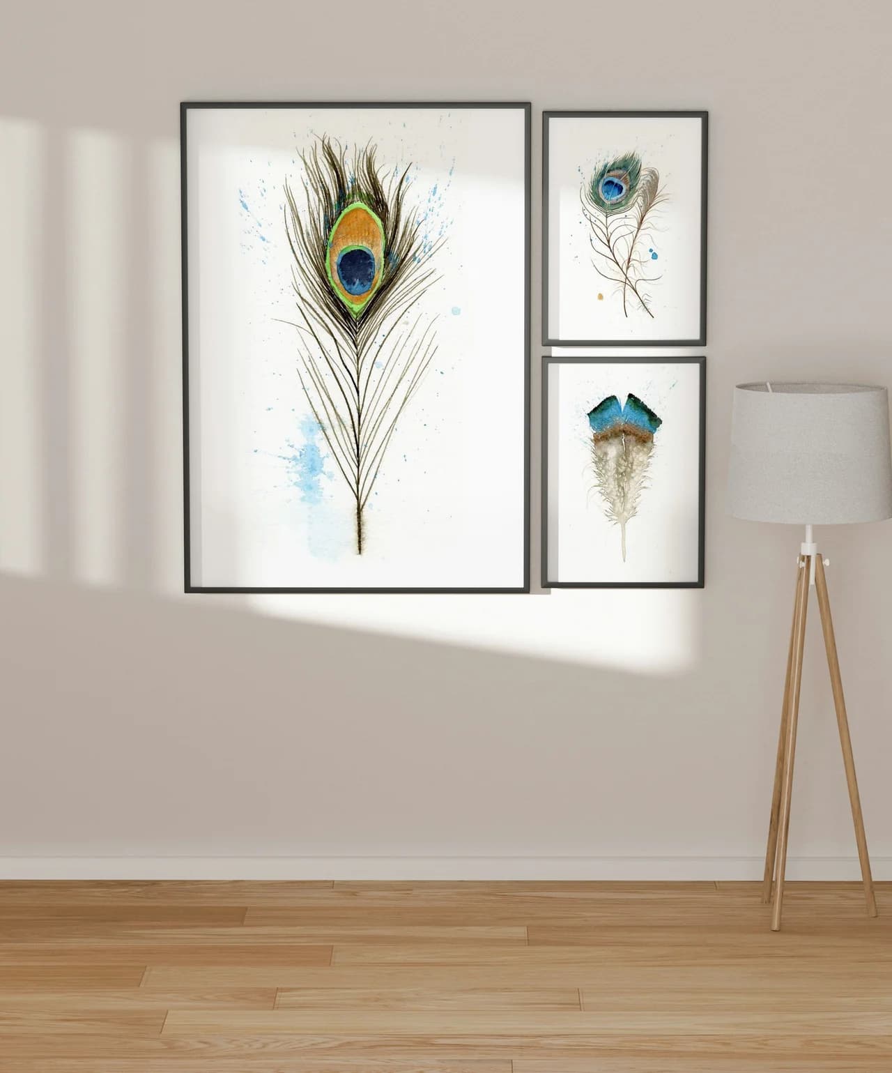 Peacock shown in a room setting
