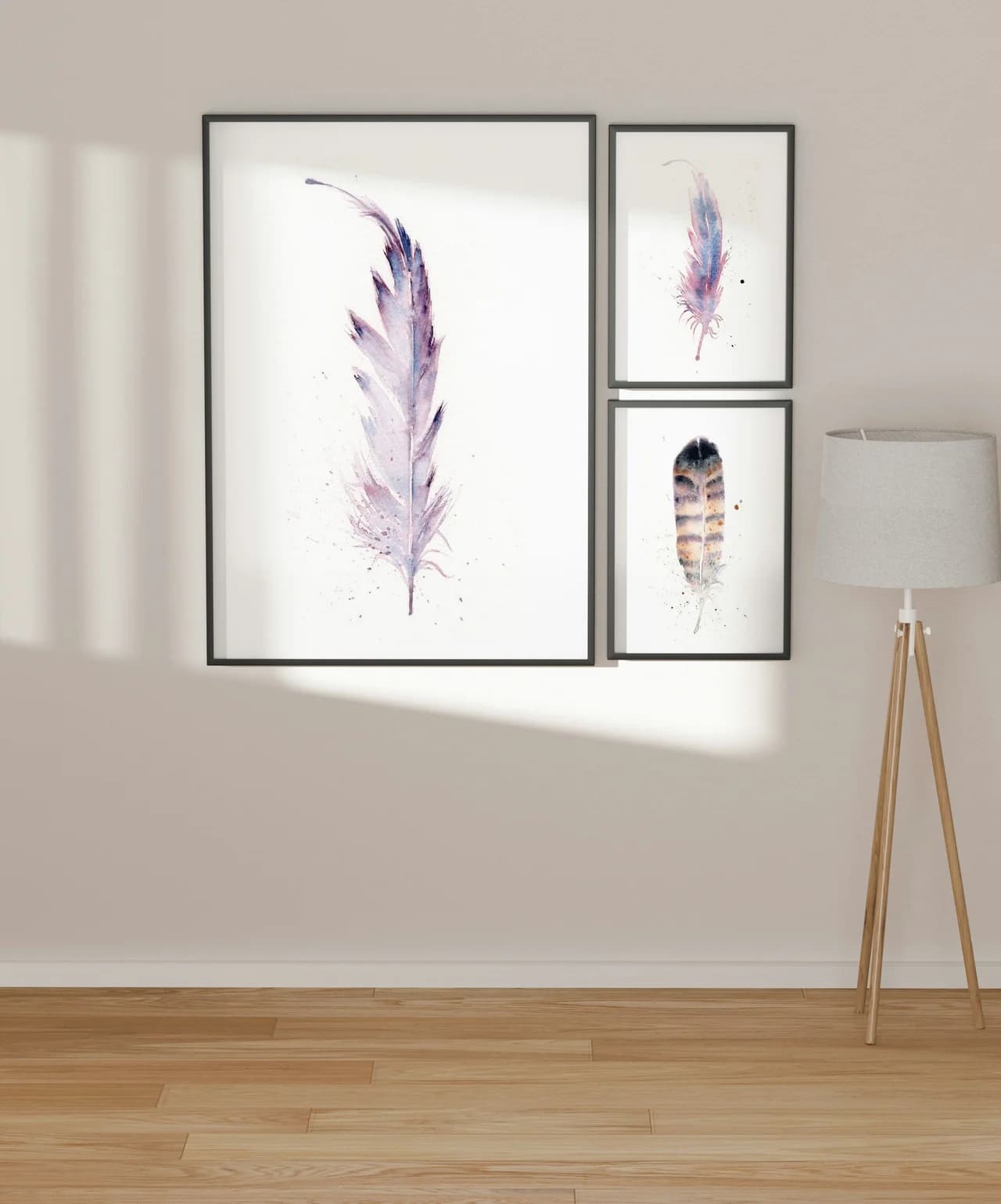Barn Owl shown in a room setting