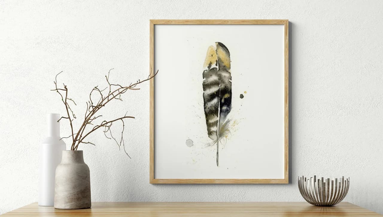 Pheasant shown in a room setting
