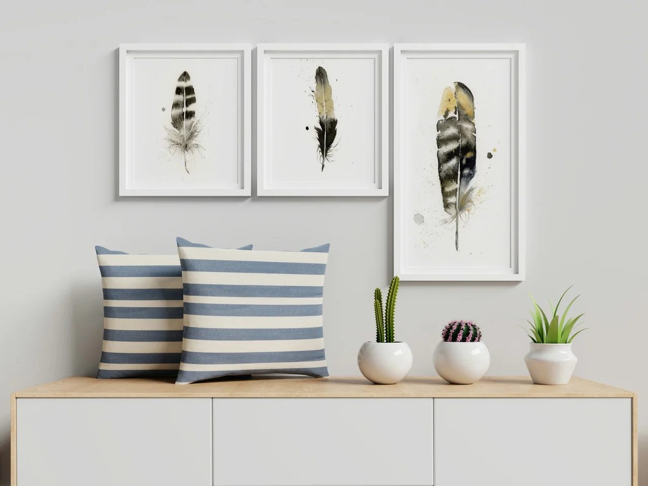 Pheasant shown in a room setting