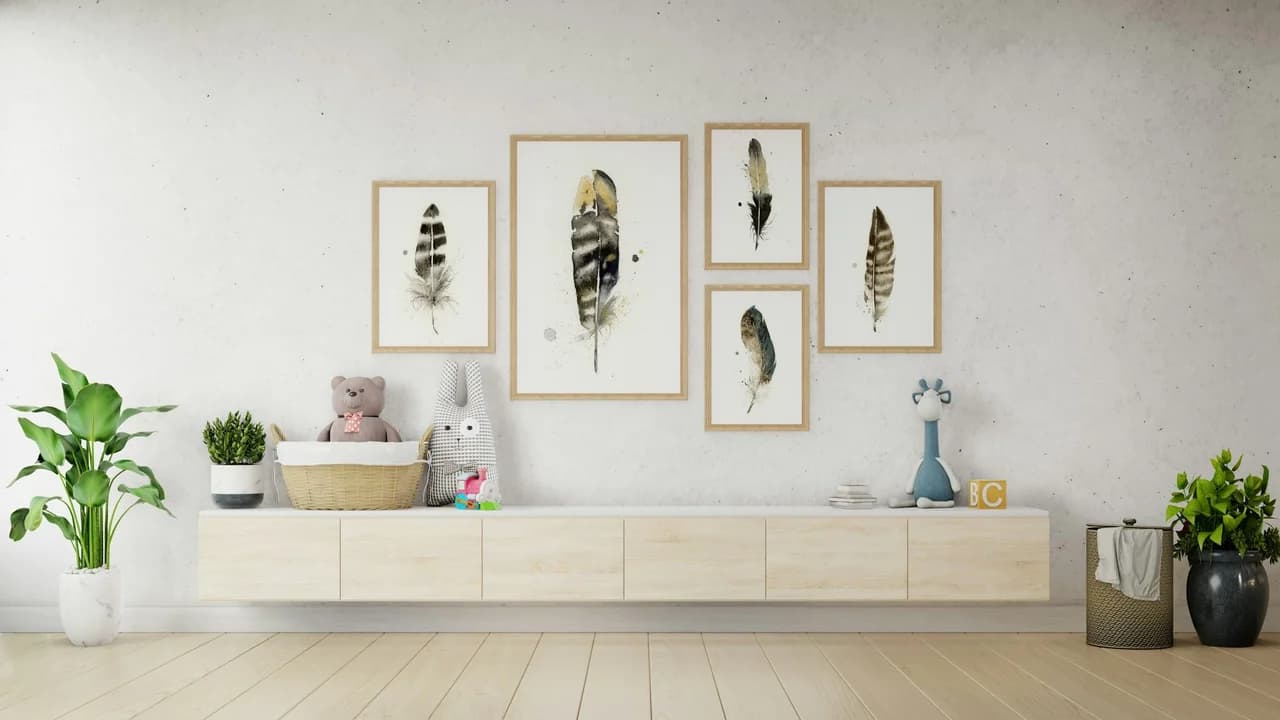 Pheasant shown in a room setting