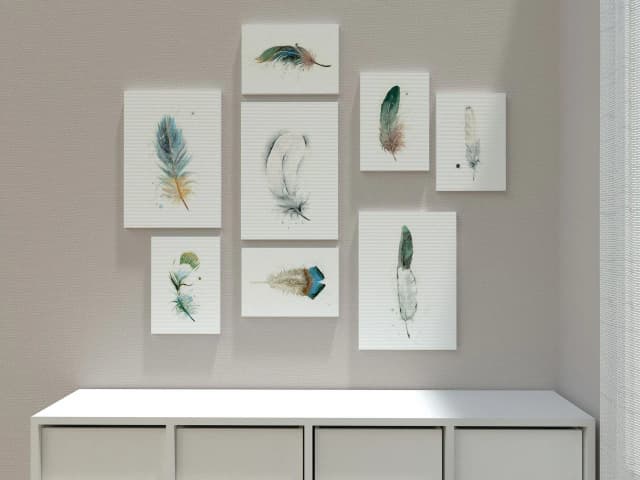 White Ibis shown in a room setting