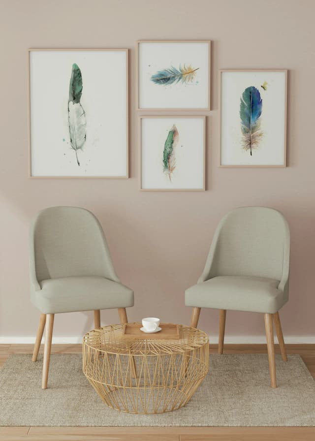 White Ibis shown in a room setting