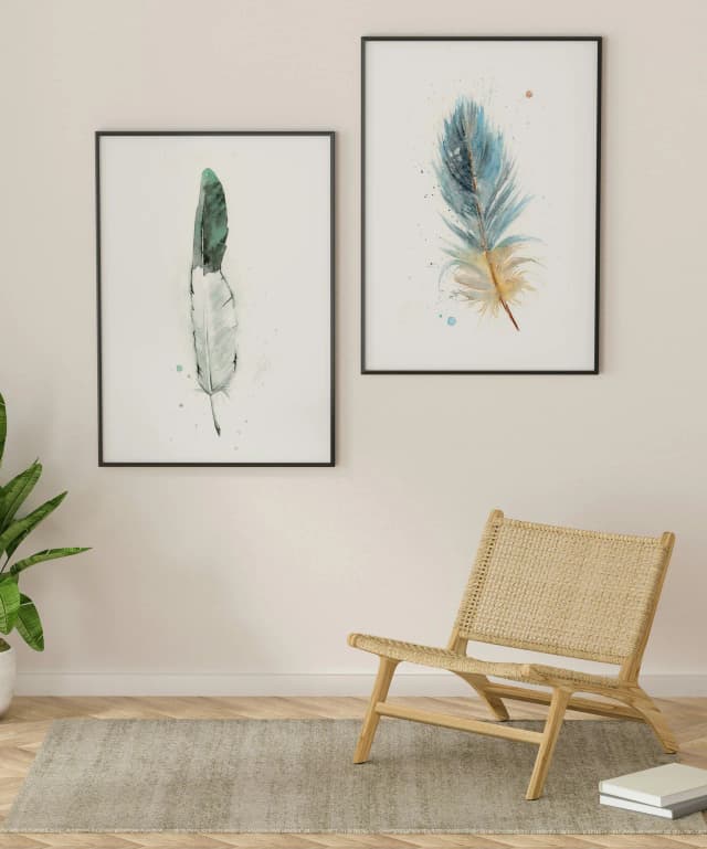 White Ibis shown in a room setting