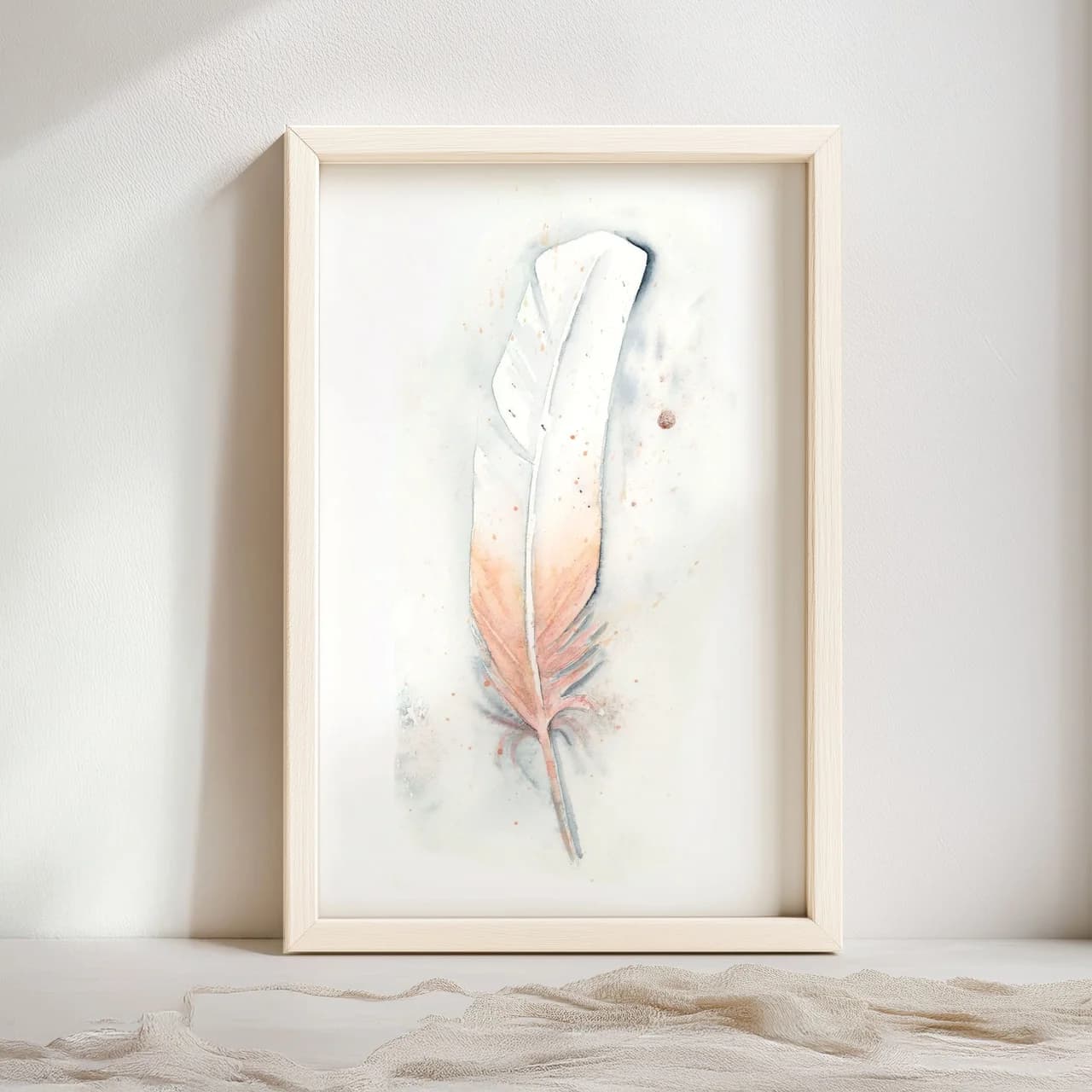 Roseate Spoonbill shown in a room setting