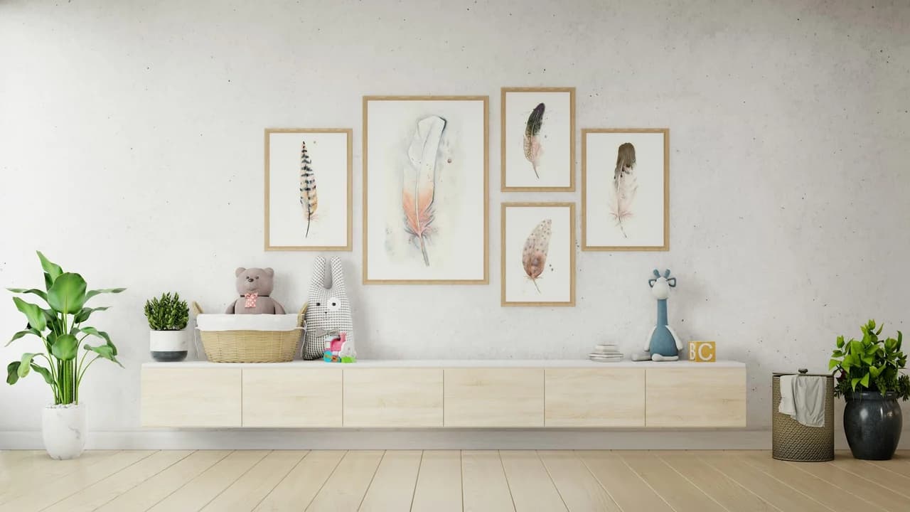 Roseate Spoonbill shown in a room setting