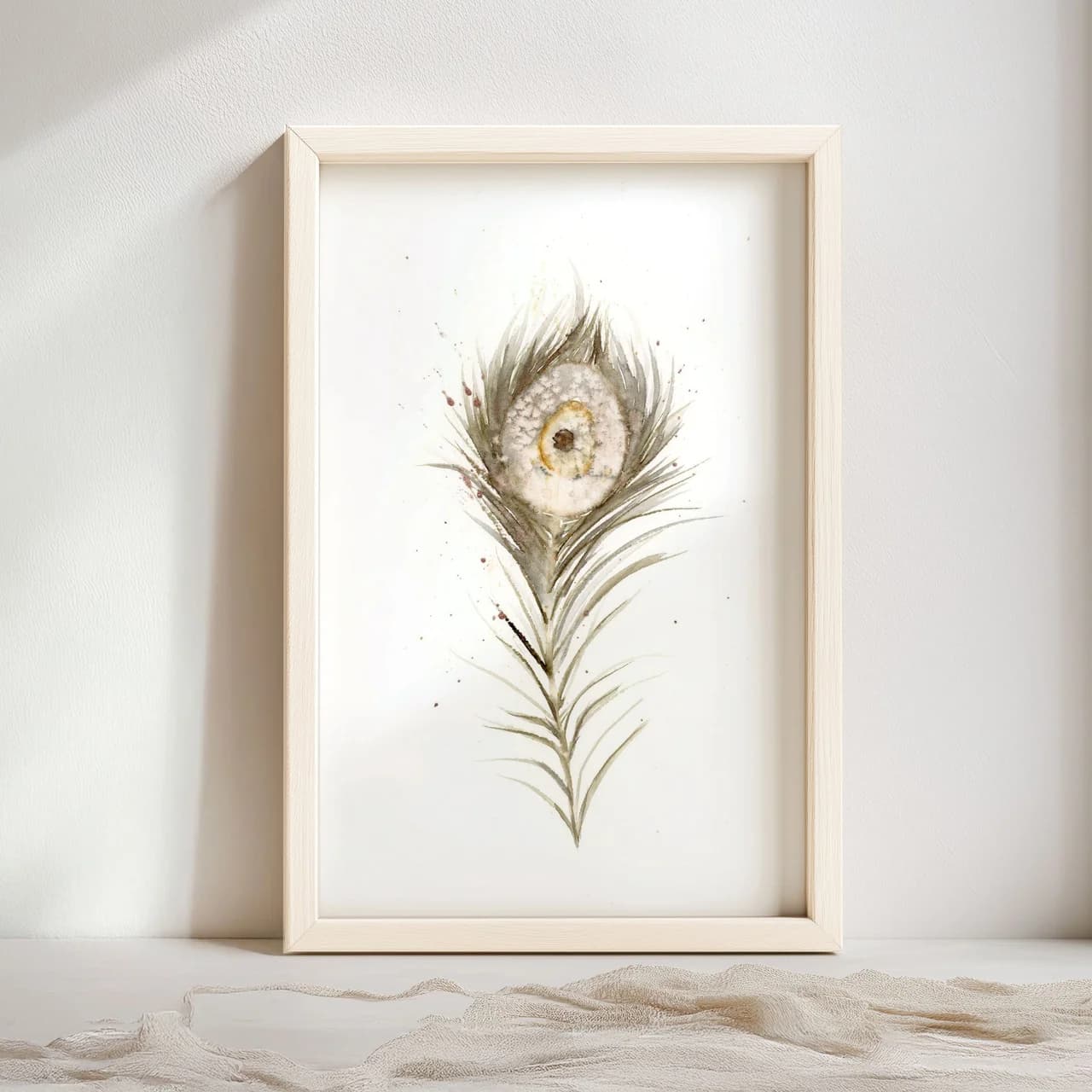 Peacock shown in a room setting
