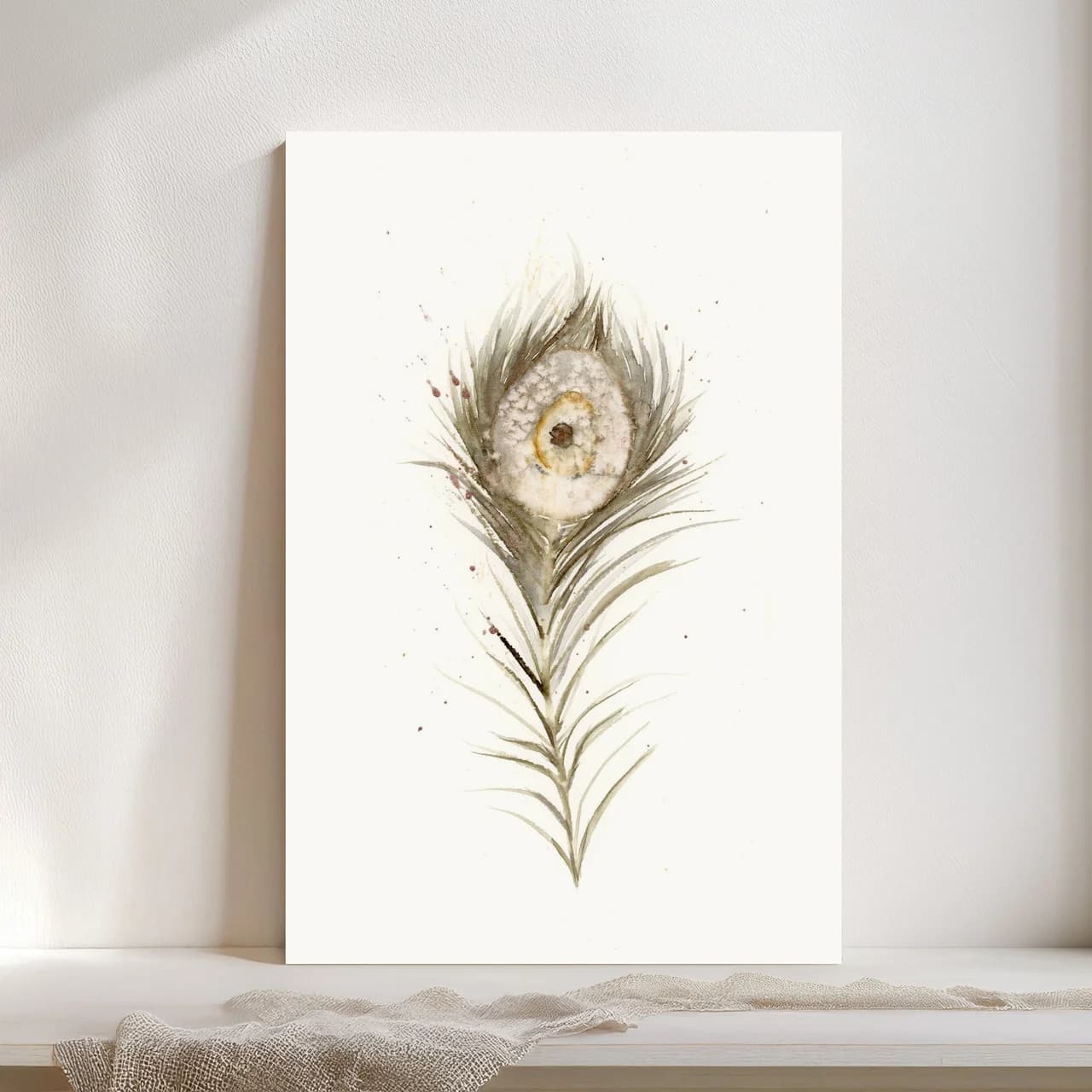 Peacock shown in a room setting