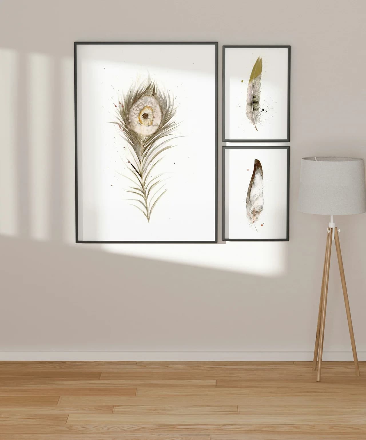 Peacock shown in a room setting