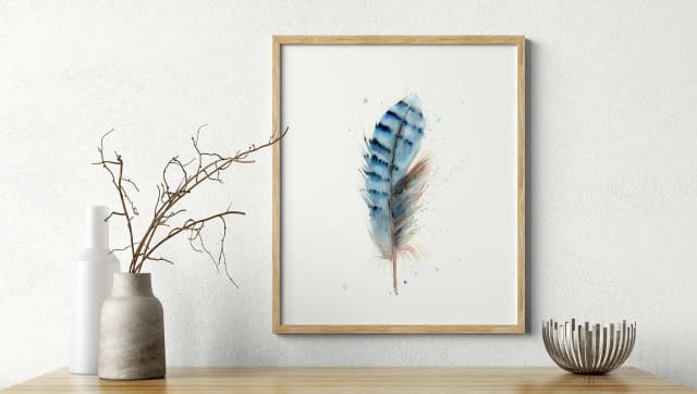 Blue Jay shown in a room setting