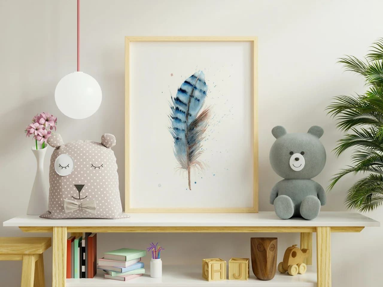 Blue Jay shown in a room setting