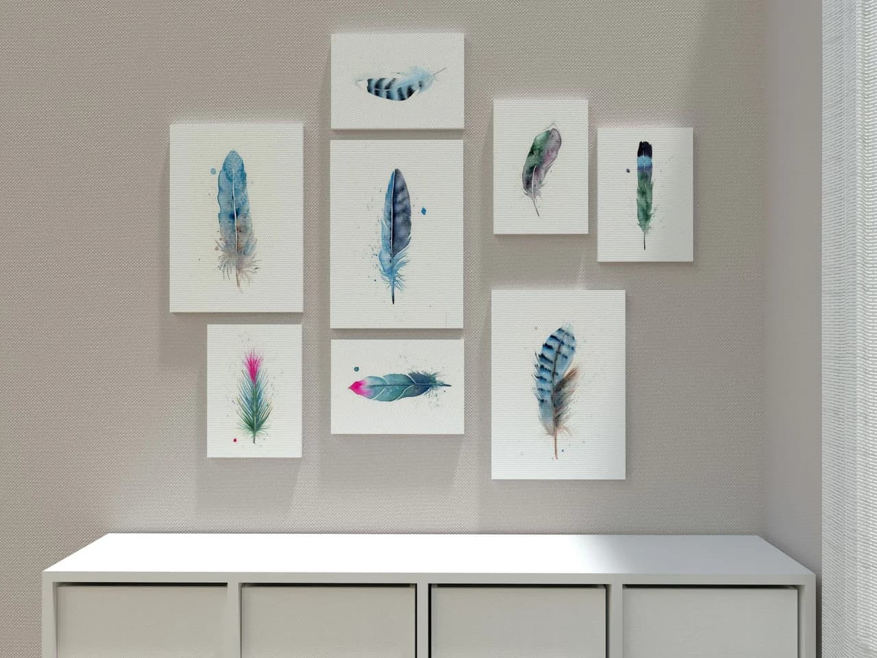 Blue Jay shown in a room setting
