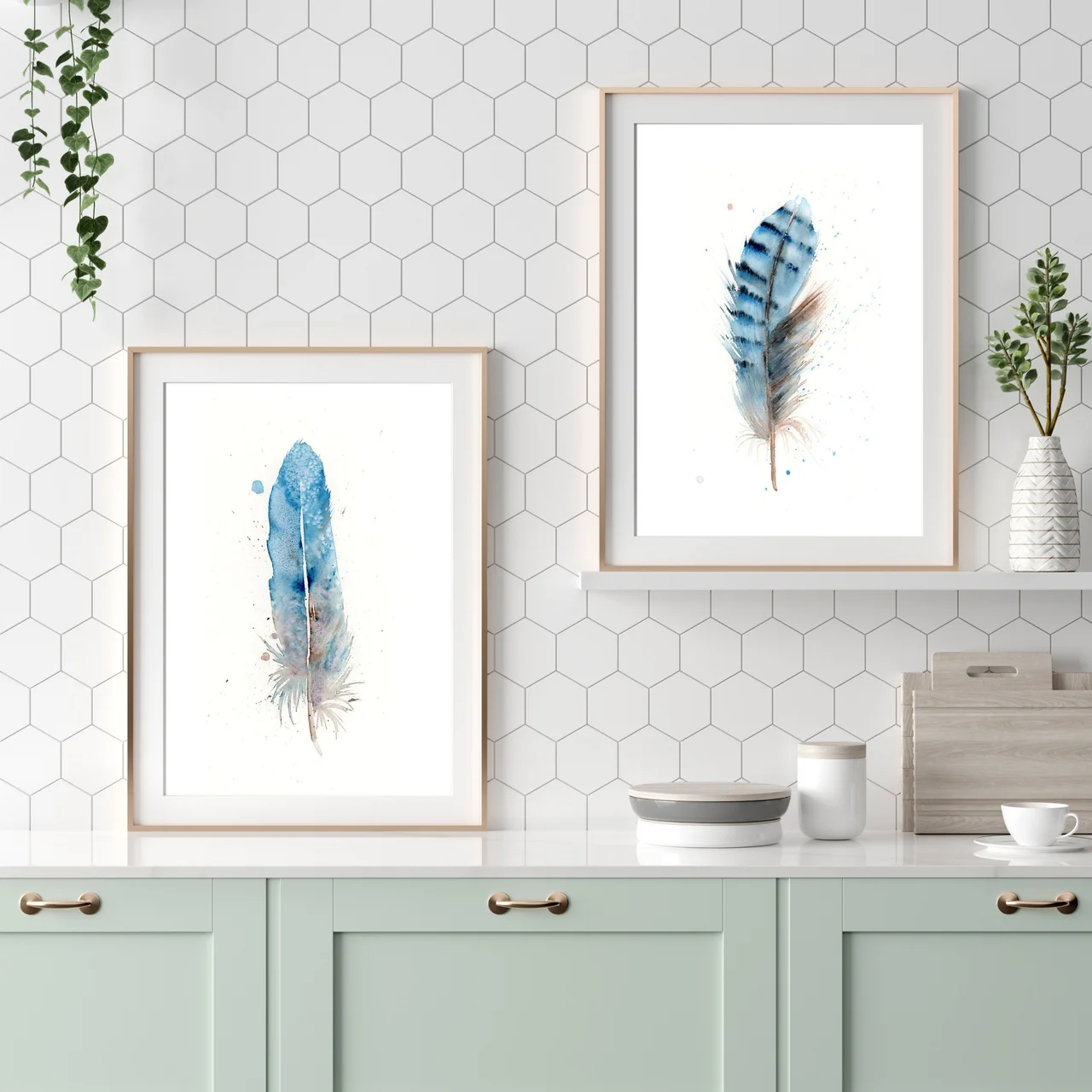 Blue Jay shown in a room setting