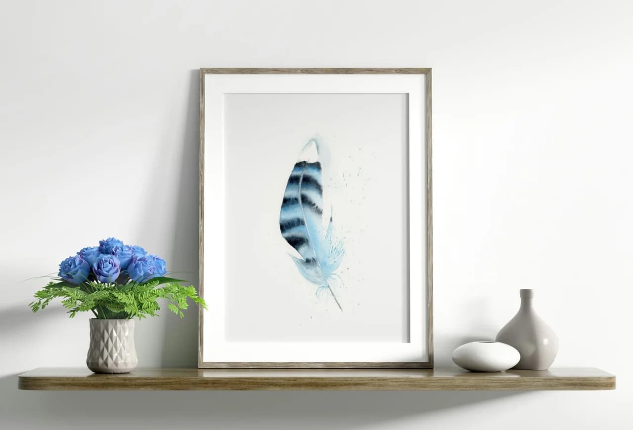 Blue Jay shown in a room setting