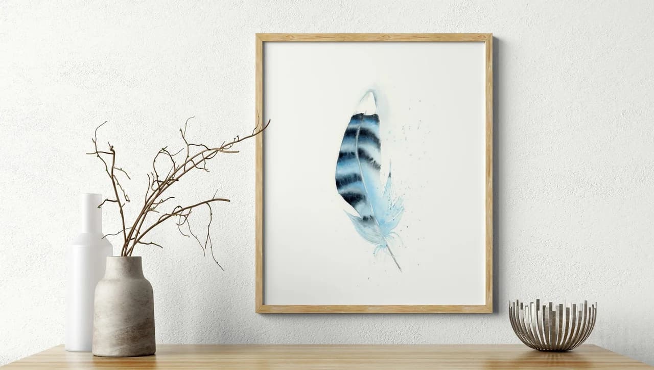 Blue Jay shown in a room setting