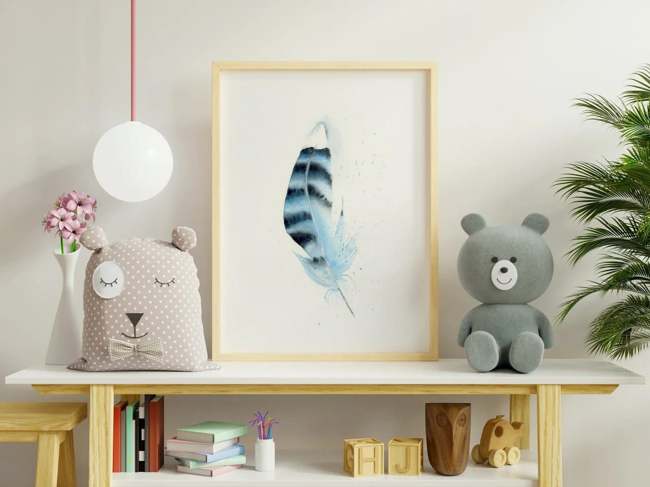 Blue Jay shown in a room setting