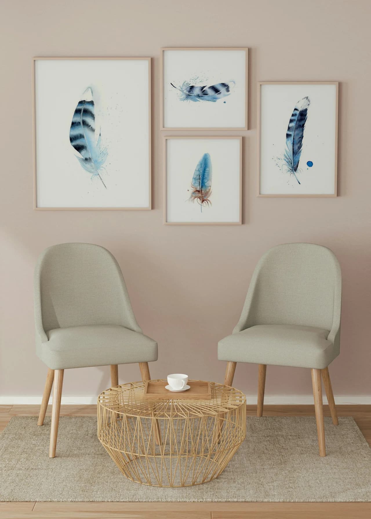 Blue Jay shown in a room setting