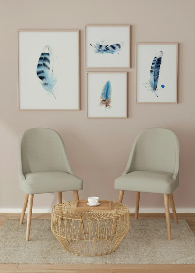Blue Jay shown in a room setting