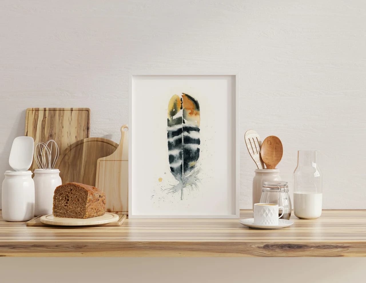 Pheasant shown in a room setting