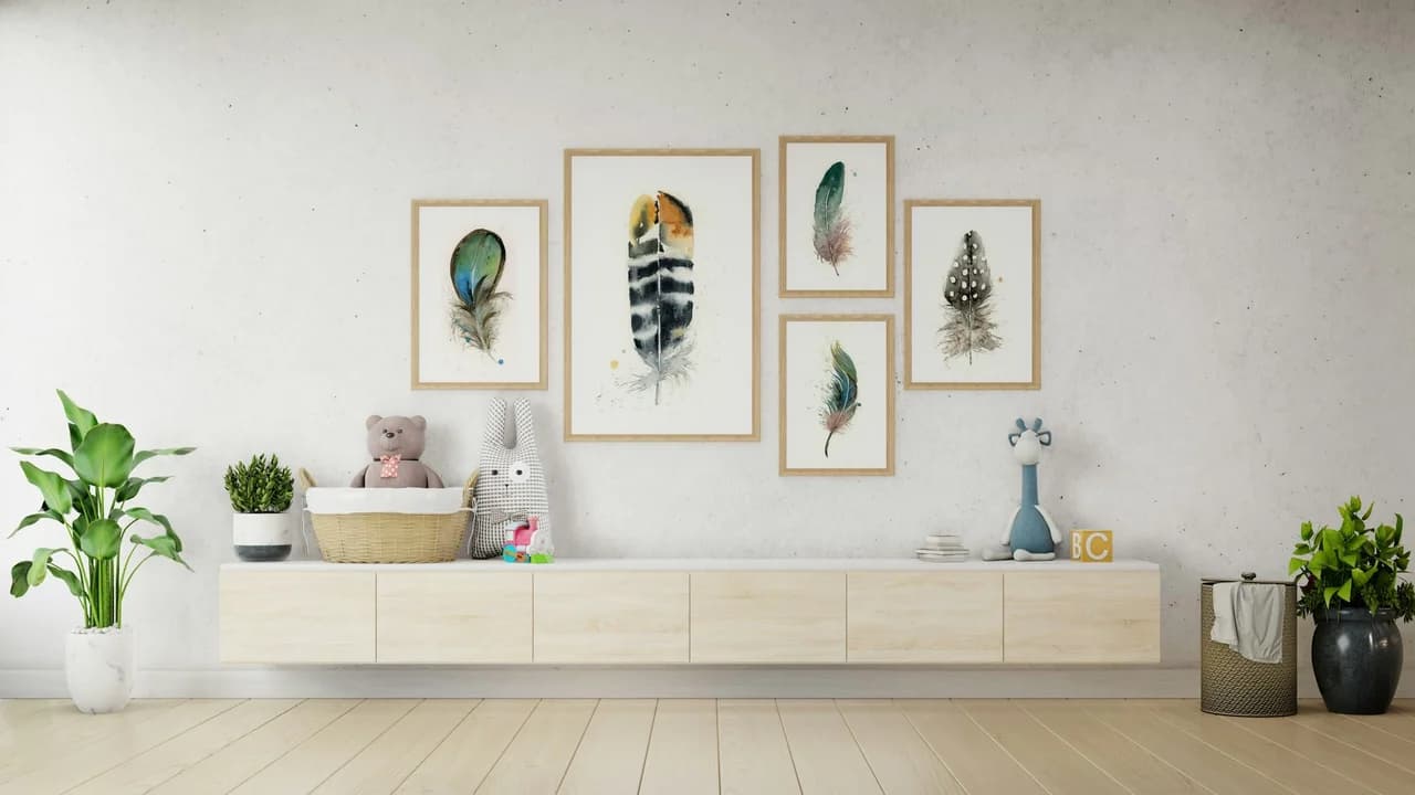 Pheasant shown in a room setting