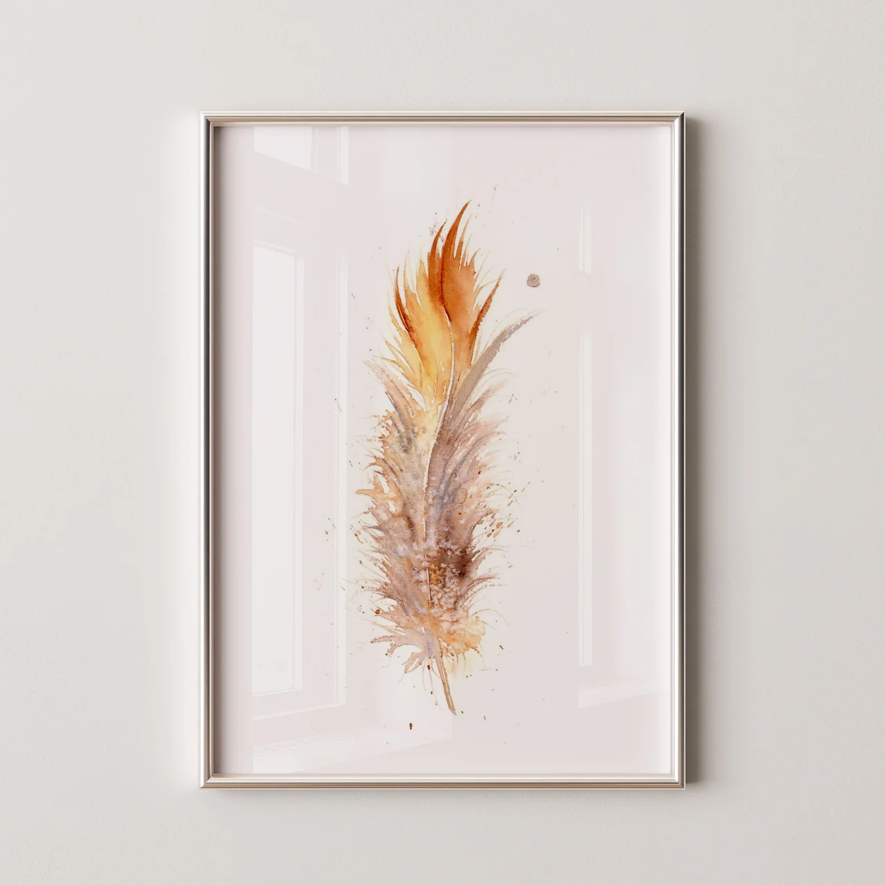Golden Pheasant shown in a room setting