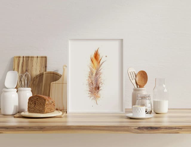 Golden Pheasant shown in a room setting